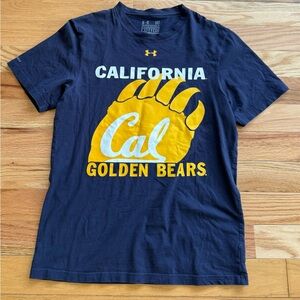Under Armour Navy and Gold California Bears Tee